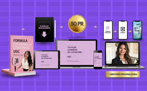 ✅Formula Creadora de contenido UGC + 5 Bonus de regalo 🎁- Acceso Inmediato